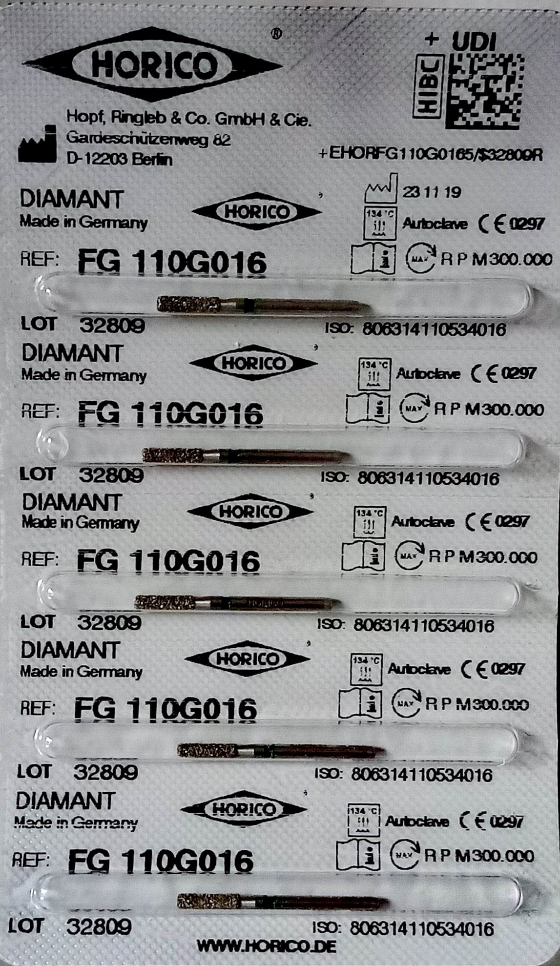 Fraise Diamantée Cylindrique FG 110G016